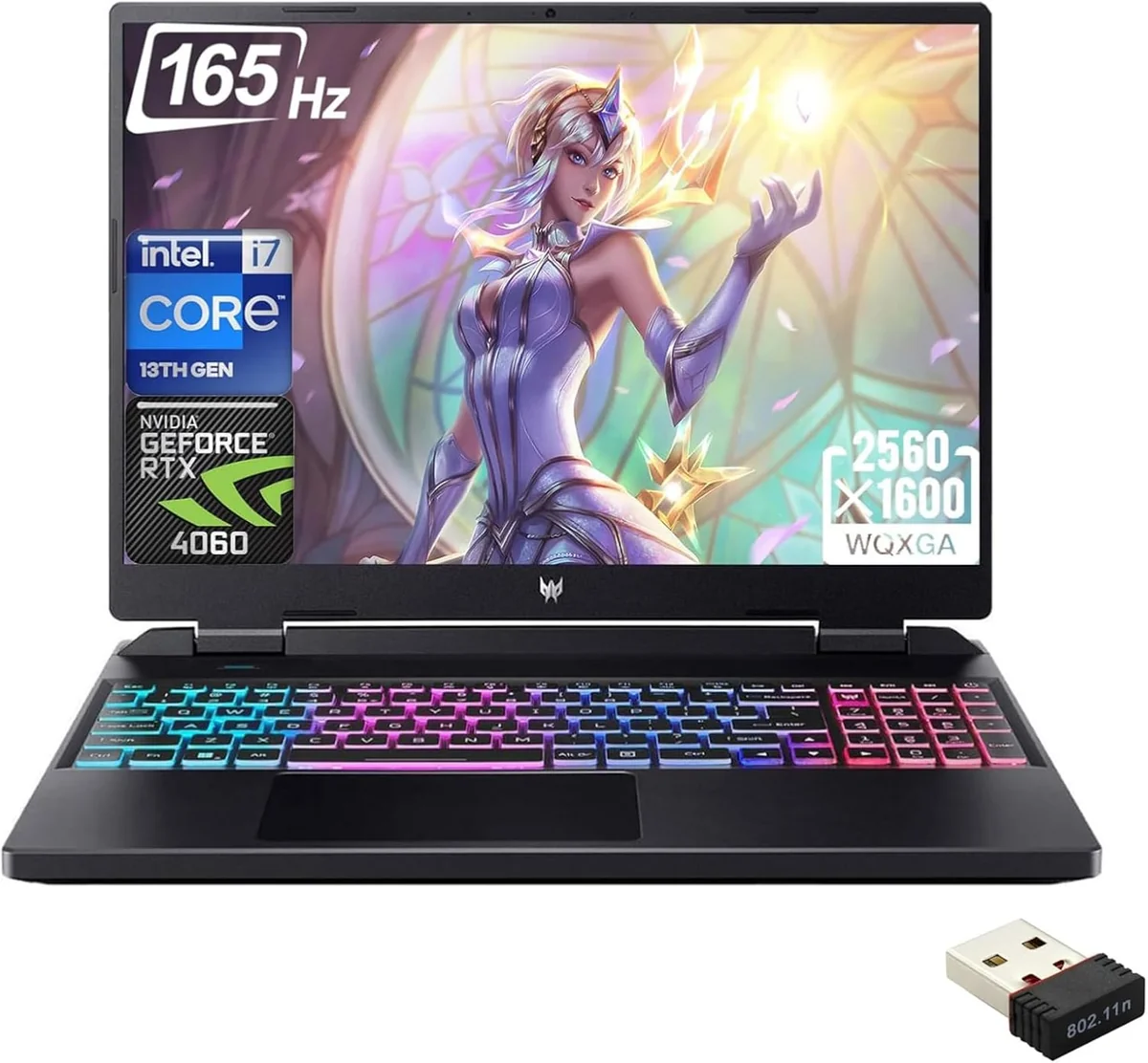 Acer Gaming Laptop Helios Neo 16 / CI7 - 13700HX /16GB / SSD 1 TB / RTX 4060 8GB /15.6" 165HZ FHD BL